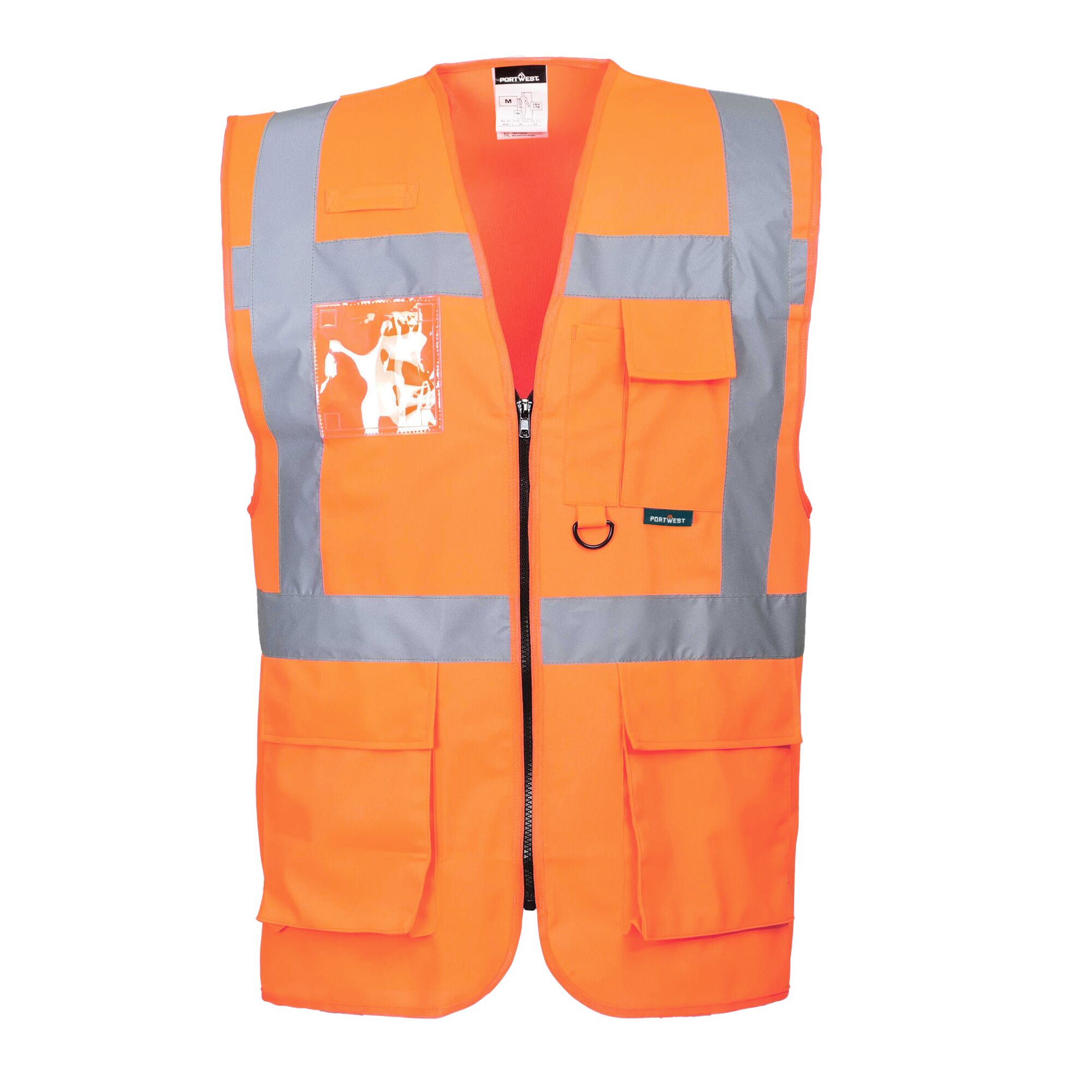 Portwest Berlin Hi-Vis Executive Vest, Orange